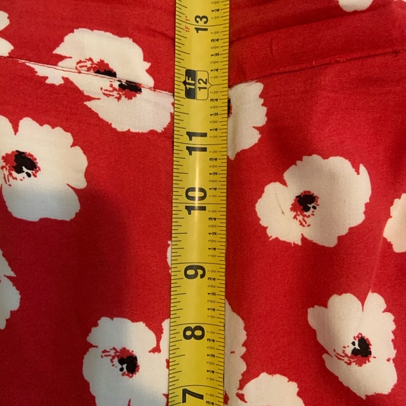 Flared Poppy Patterned Pants - Picture 9 of 9